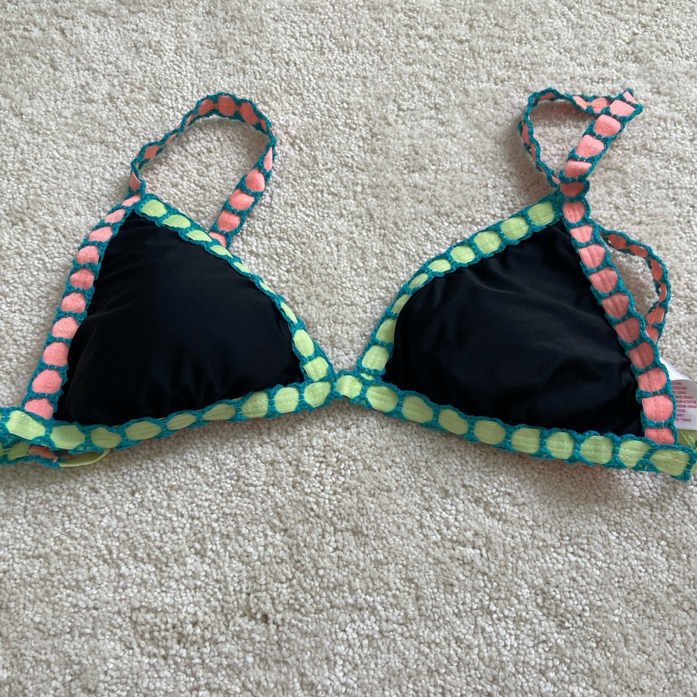 Neon swim top